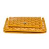 Image 4 : Goyard Orange Leather Plumet Wallet