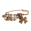 Image 1 : Chanel Gold Pin Charm Brooch