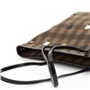 Image 5 : Fendi Brown Printed Canvas Studded Roll Medium Tote Bag