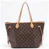 Image 1 : Louis Vuitton Brown Monogram Canvas Leather Neverfull MM Tote Bag