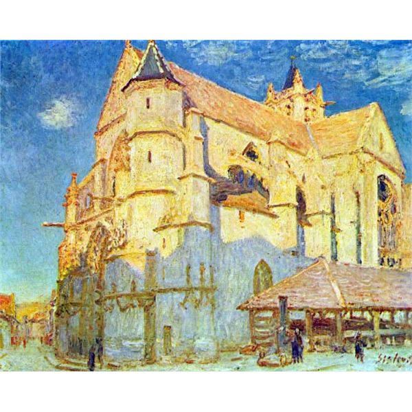 Alfred Sisley - Church of Moret