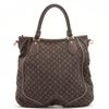 Image 1 : Louis Vuitton Brown Monogram Mini Lin Canvas Leather Besace Angele Shoulder Bag