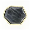 Image 4 : 18k Gold IPPOLITA Rock Candy Unique Faceted Blue Gray Stone Solitaire Ring
