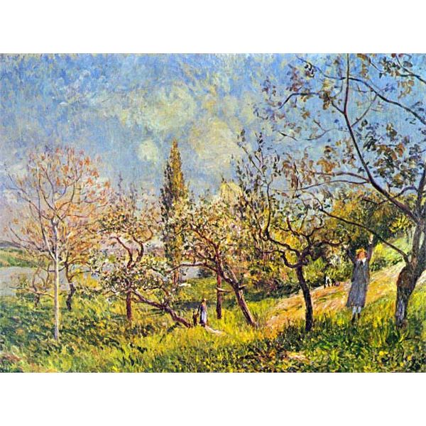 Alfred Sisley - Orchard in Spring