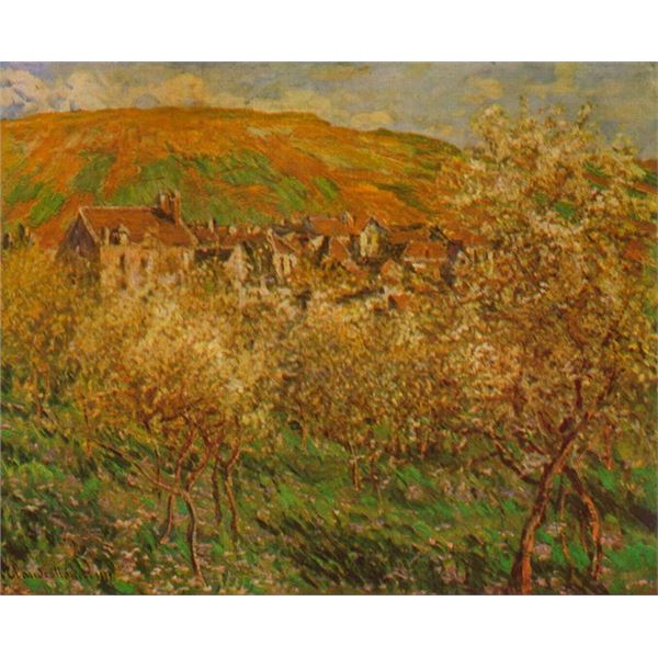 Claude Monet - Blooming Apple Trees