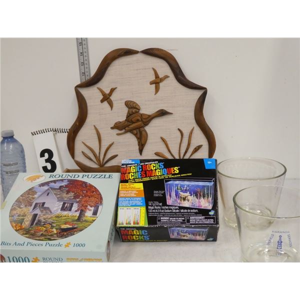 Puzzle/Magic Rocks/Rig Hand Shot Glasses