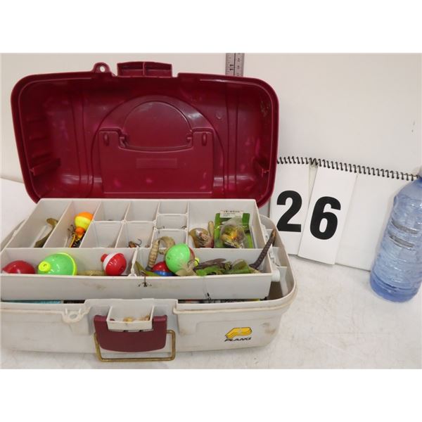 Tackle Box With Misc Fish Hooks