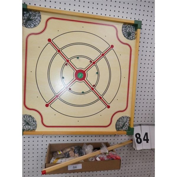 Crokinole Board Game Looks Like New