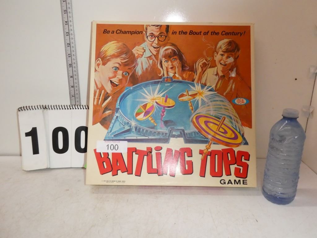 Vintage Game Battling Tops