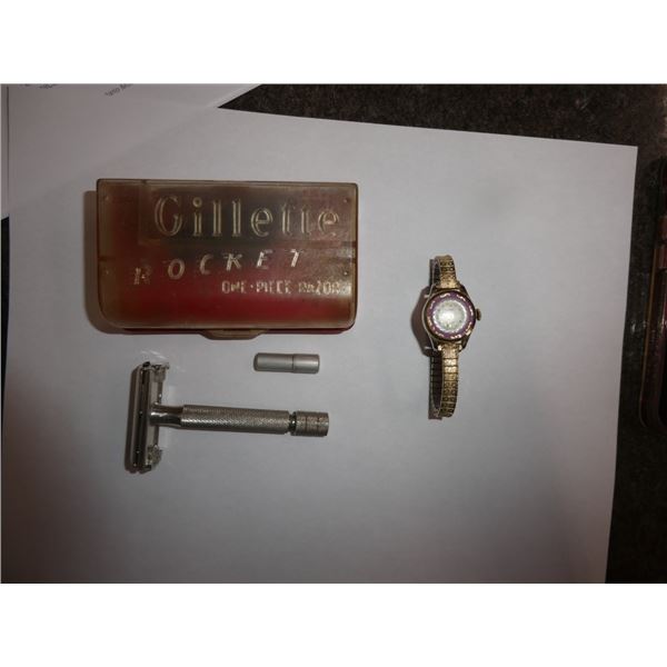 Gillet Rocket Shaving Knife and Antique Ladies