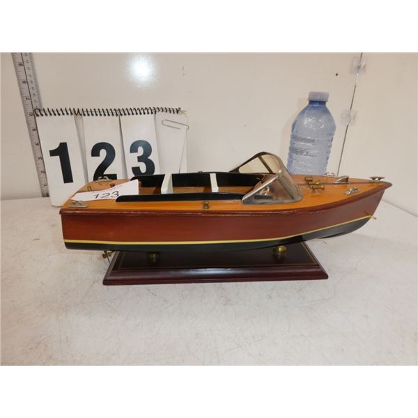 Wooden Model  Boat in Great Condition