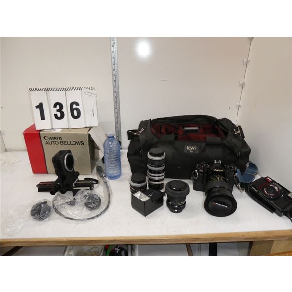 Canon Camera With Lens