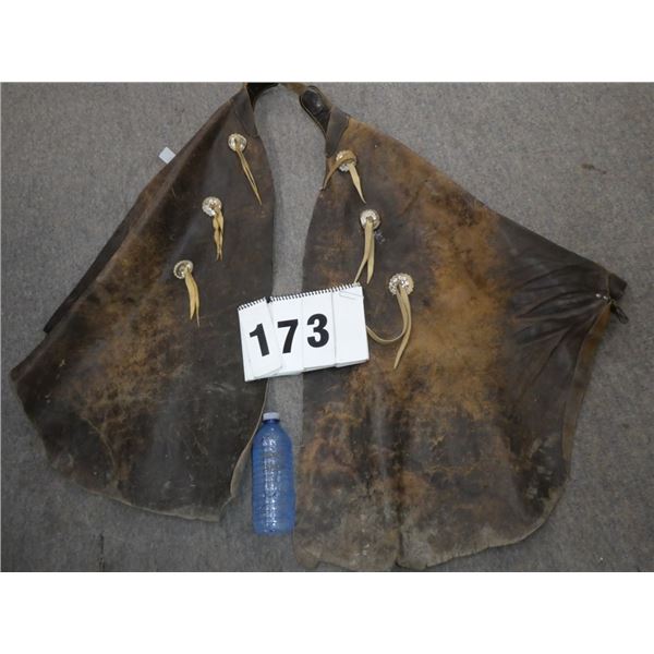 Western Leather Chaps