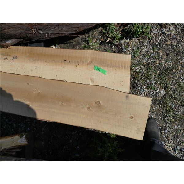 2-Pcs Pine Edge Wood