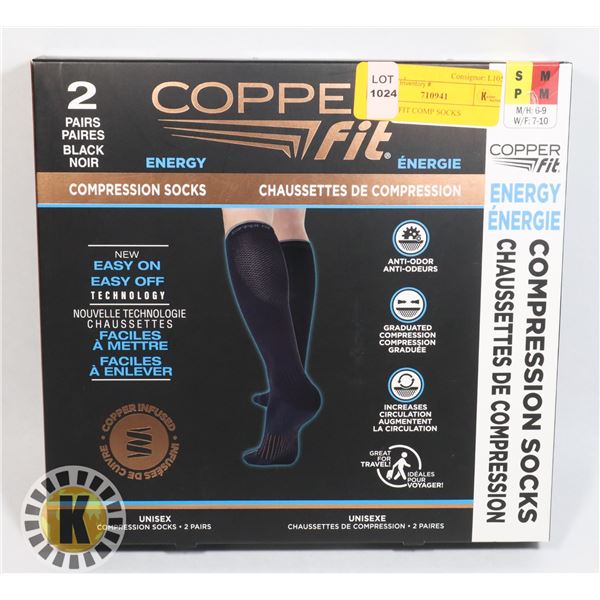 COPPER FIT COMP SOCKS