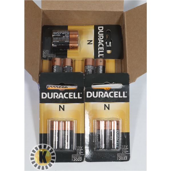 BOX OF DURACELL N 1.5V ALKALINE BATTERIES