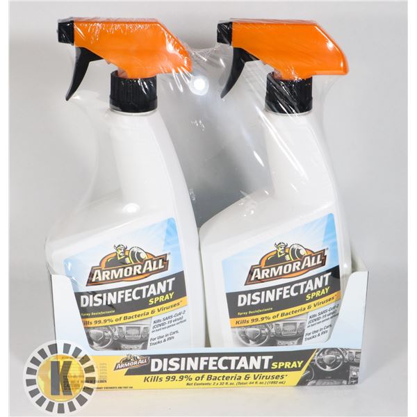 ARMOR DISINFECTANT SPRAY 2 PK