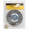 Image 1 : BRAND NEW BLACKSTONE 6" TWIST KNOT WHEEL BRUSH