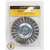 Image 1 : BRAND NEW BLACKSTONE 6" TWIST KNOT WHEEL BRUSH