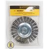 Image 1 : BRAND NEW BLACKSTONE 6" TWIST KNOT WHEEL BRUSH