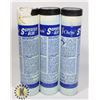 Image 1 : LOT OF 3 14OZ SUPREME BLUE GREASE