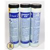 Image 1 : LOT OF 3 14OZ SUPREME BLUE GREASE (SMALL LEAK ONE TUBE WHEN ON SIDE)
