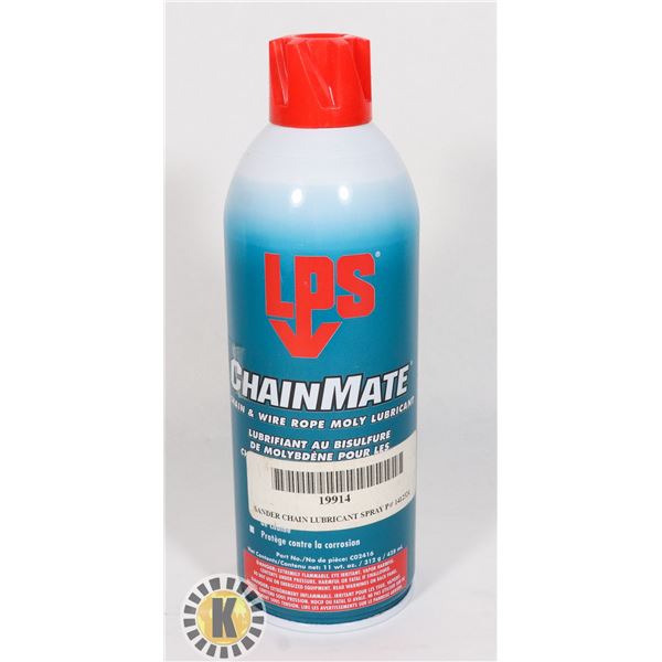 312 G. CANS  OF  LPS CHAINMATE CHAIN & WIRE ROPE