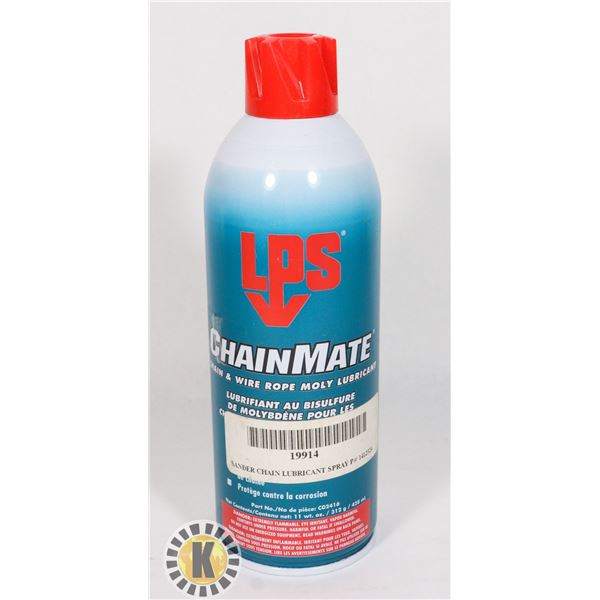 312 G. CANS  OF  LPS CHAINMATE CHAIN & WIRE ROPE