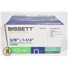 Image 1 : BISSETT 3/8"x1-1/4" MEDIUM CROWN M- SERIES STAPLES