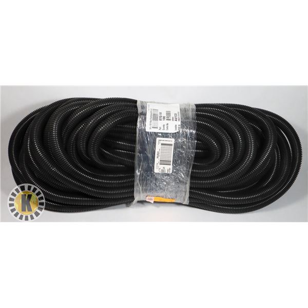 3/4" x 100FT BLACK POLYETHYLENESLIE WIRE LOOM