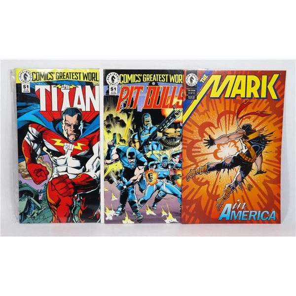 LOT OF 3 DARKHORSE COMICS