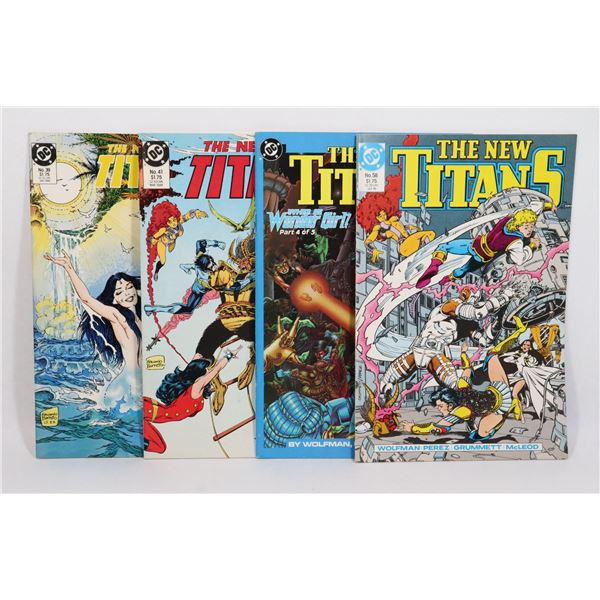 DC THE NEW TITANS NO.39, 41, 53, 58