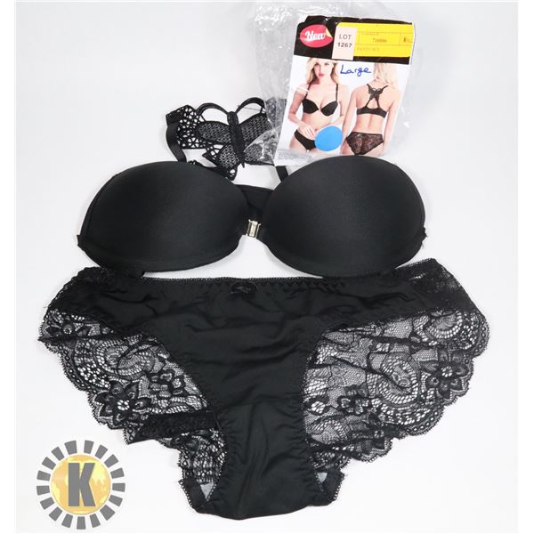 BRA & PANTY SET SIZE LARGE (STORE RETURN)