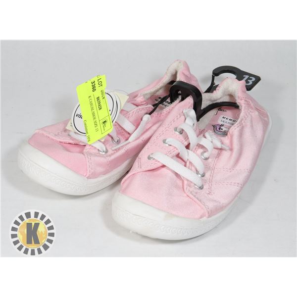 GIRLS PINK CASUAL SHOE SIZE 13