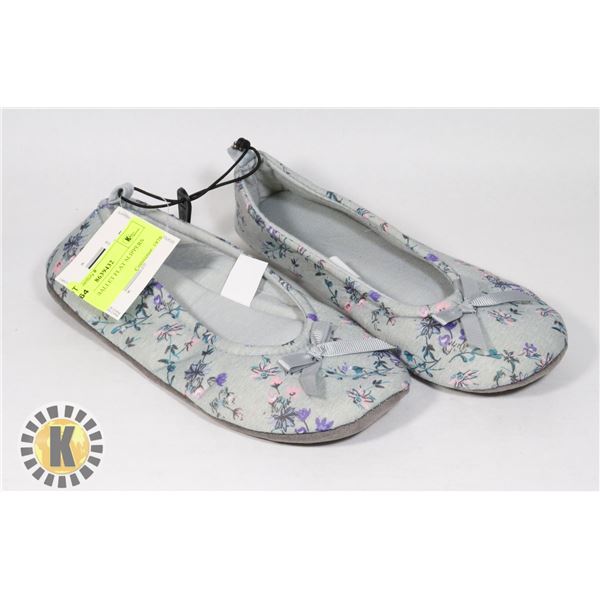 WOMENS BALLET FLAT SLIPPERS SIZE 5-6