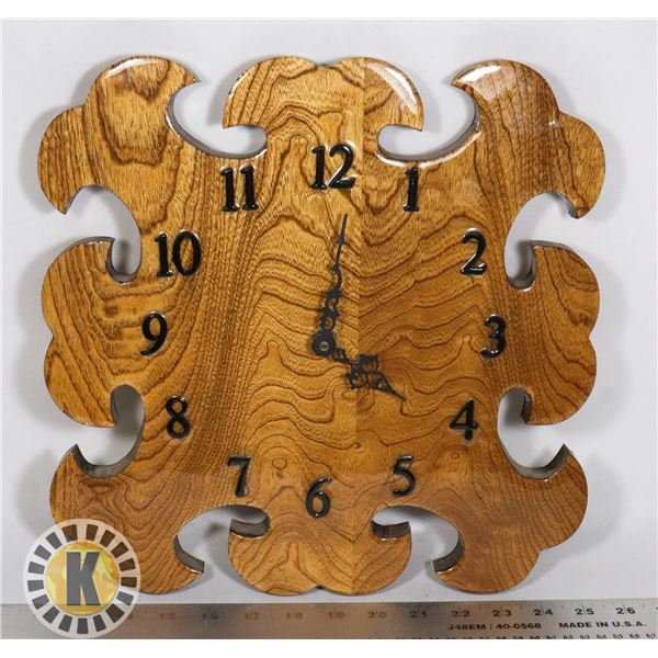 WOOD WALL CLOCK