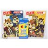 2 NEW ALVIN AND THE CHIPMUNKS COLORING & ACTIVITY