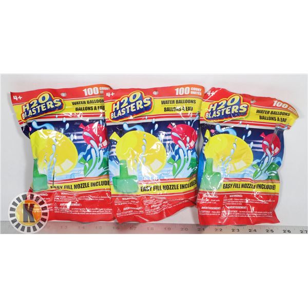 BUNDLE OF NEW WATER BALLOONS (100 PER BAG)