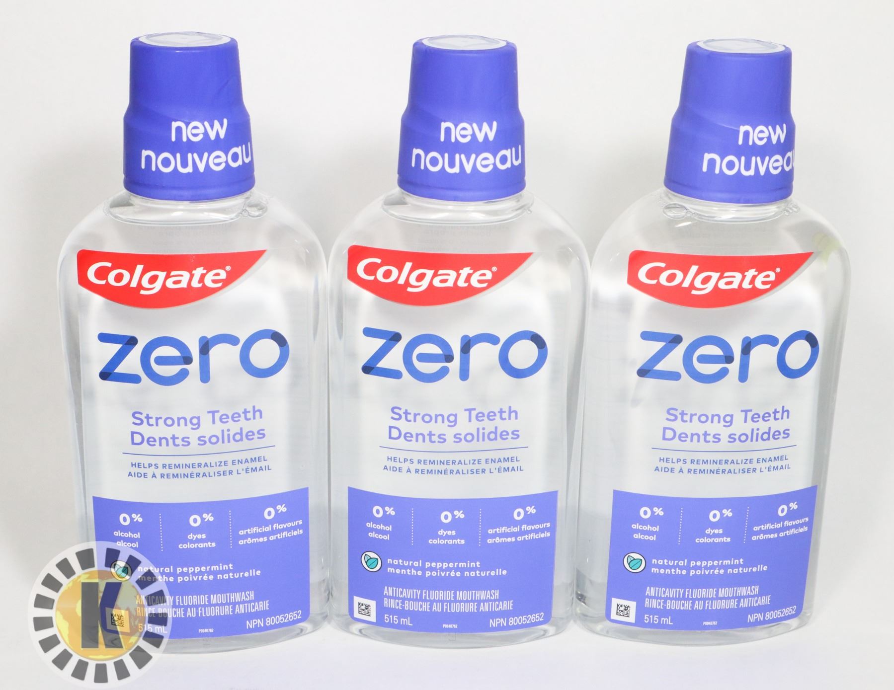 Colgate Rzero 3 NEW COLGATE ZERO ANTI-CAVITY FLUORIDE MOUTHWASH