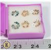 Image 1 : 3 NEW PAIRS OF FASHION EARRINGS IN BLOCK GIFT BOX