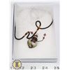 Image 1 : NEW GLASS BOTTLE PENDANT NECKLACE