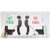 Image 1 : NEW FUNNY TOILET STICKER SET