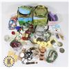 Image 1 : BUNDLE OF ASSORTED FASHION JEWELRY AND MORE