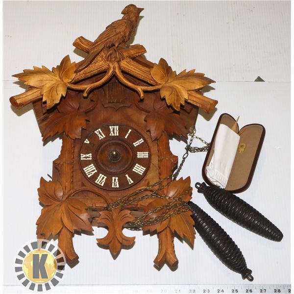 CUCKOO CLOCK MISSING HANDS