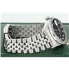Image 4 : Rolex Men's Stainless Steel Diamond and Emerald Datejust Wristwatch with Rolex Box