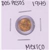 Image 1 : 1945 Mexico Dos Pesos Gold Coin