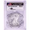 Image 1 : 2019-W $1 Proof American Silver Eagle Coin PCGS PR70DCAM First Strike Mercanti Signed