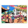 Image 1 : Henrie (1932-1999) "Afternoon On Olivera St" Original Oil On Canvas