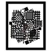 Image 3 : Victor Vasarely "Torke-Uy Et Jerusa De La Serie Croises (Diptych)" Mixed Media Print