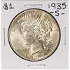 Image 1 : 1935-S $1 Peace Silver Dollar Coin